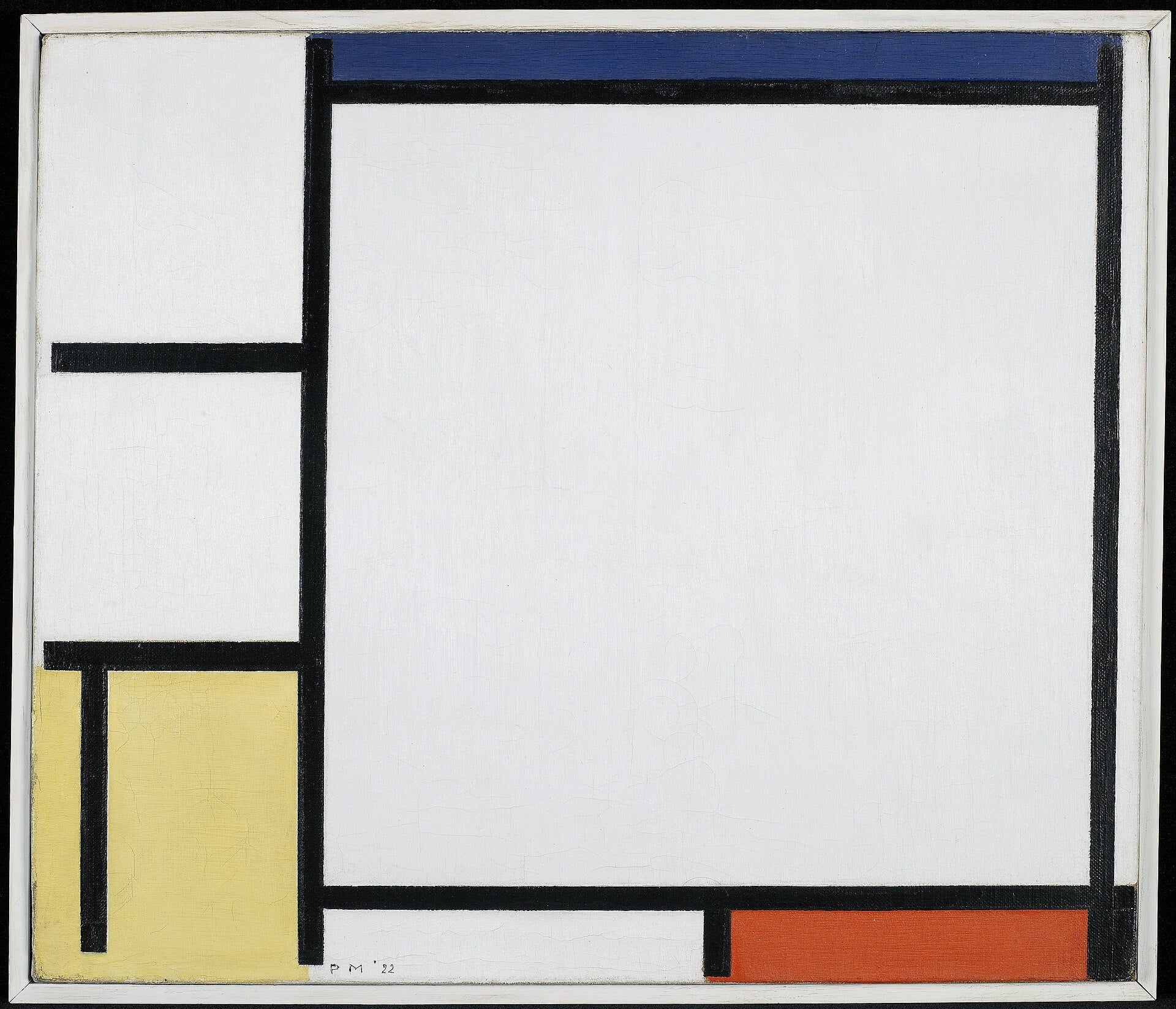 Composition with blue, red, yellow, and black - Piet Mondrian