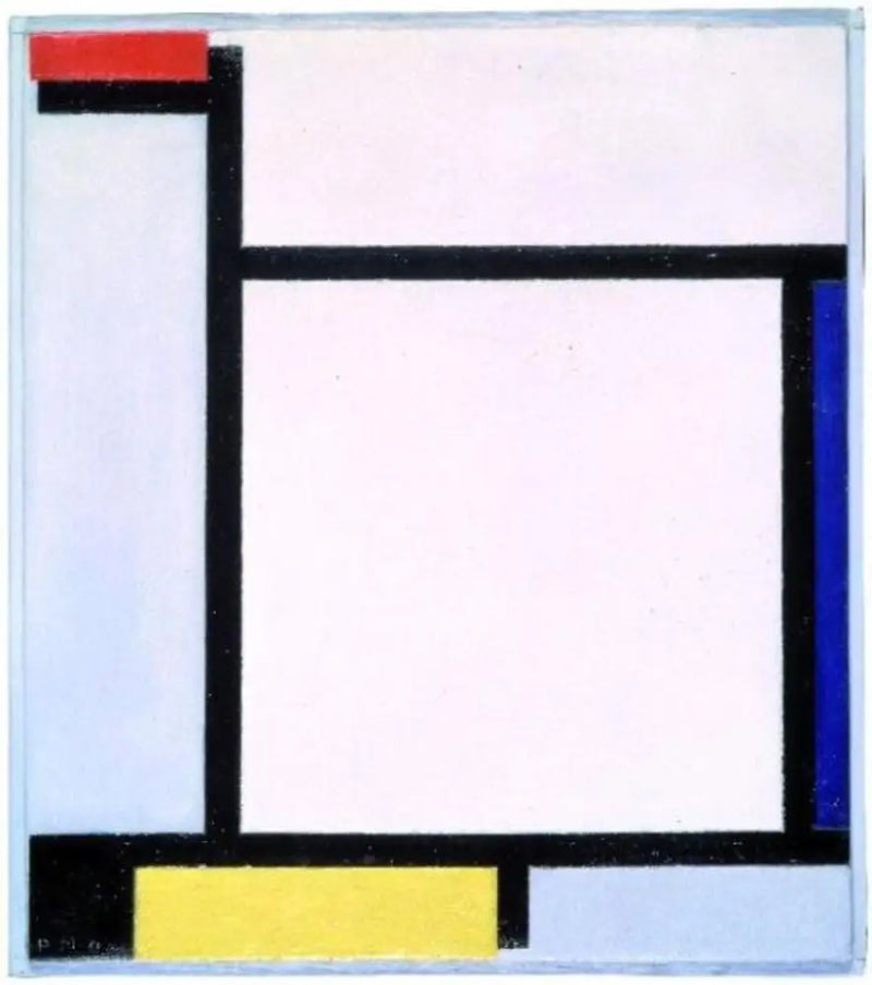 Composition with red, blue, black, yellow, and gray - Piet Mondrian