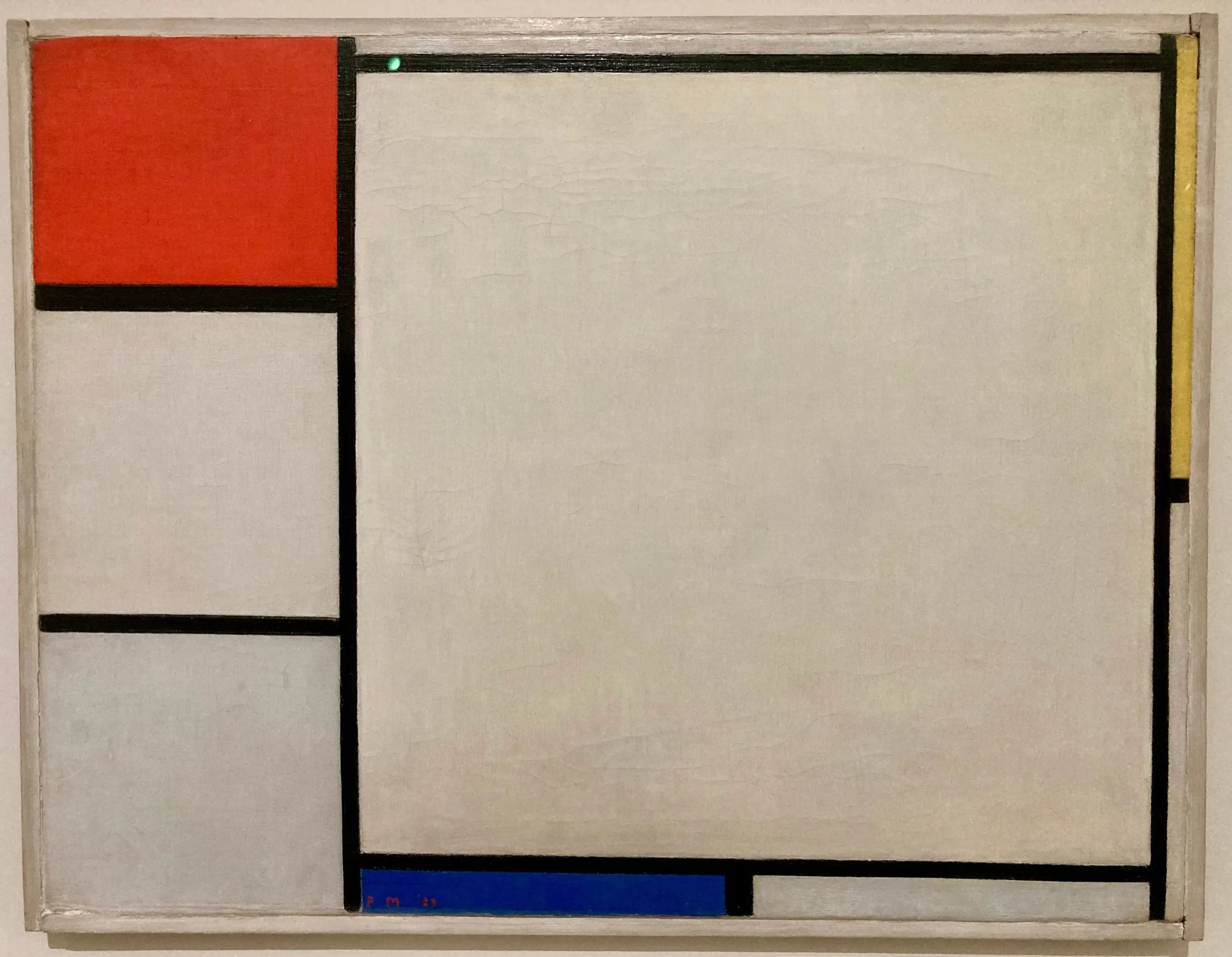 Reproduction du tableau « Composition avec du rouge, du jaune et du bleu - Piet Mondrian » par Alpha Reproduction en peinture à l’huile
