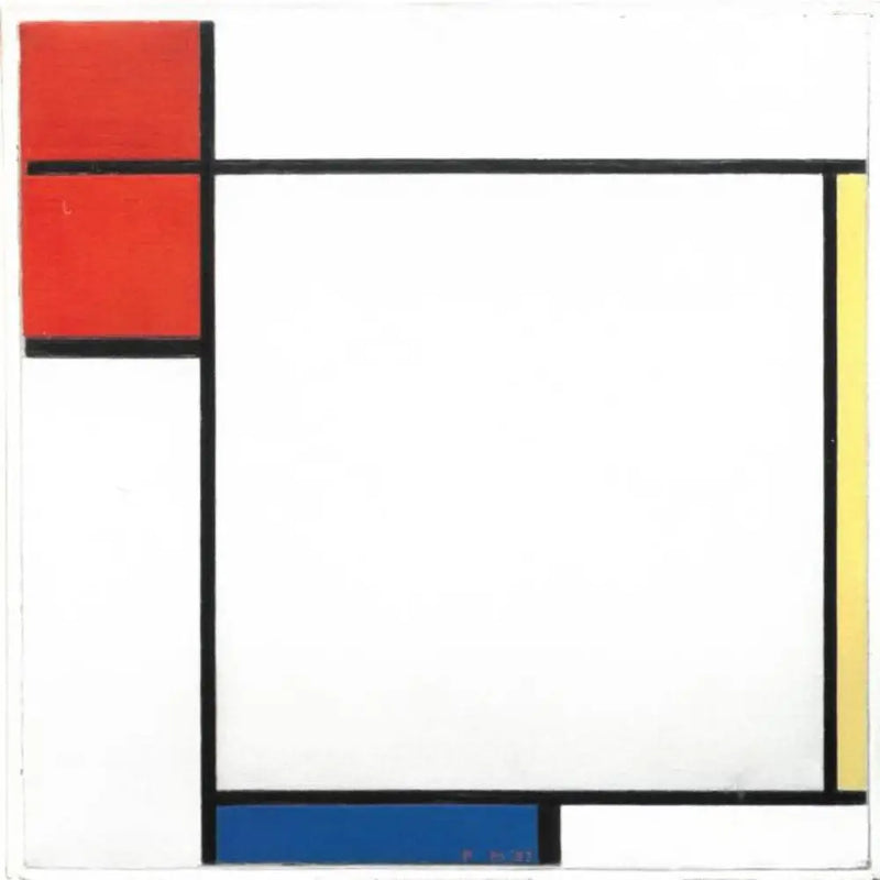 Composition with Red, Yellow, and Blue - Piet Mondrian