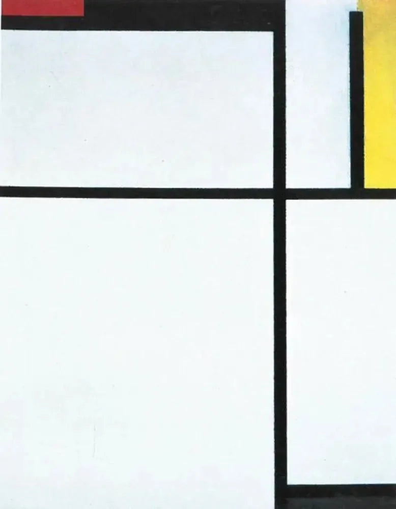 Composition with red, black, yellow, blue, and gray - Piet Mondrian
