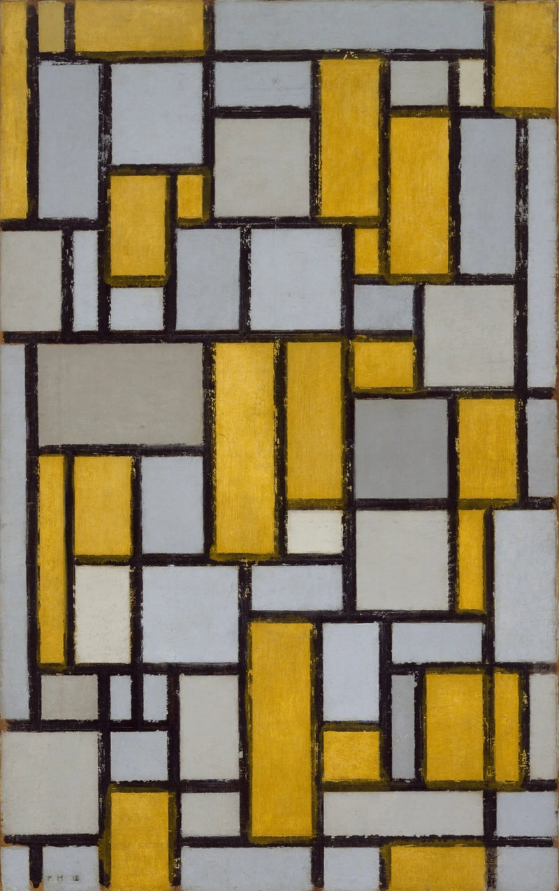Composition with Grid 1 - Piet Mondrian