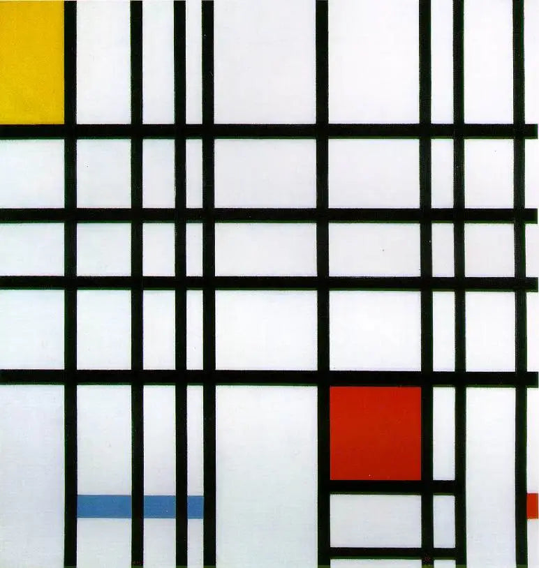 Composition with Yellow, Blue, and Red - Piet Mondrian