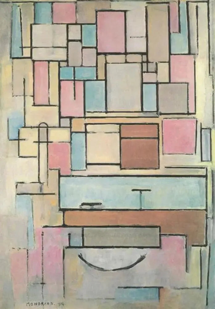 Composition with Color Plans: Facade - Piet Mondrian