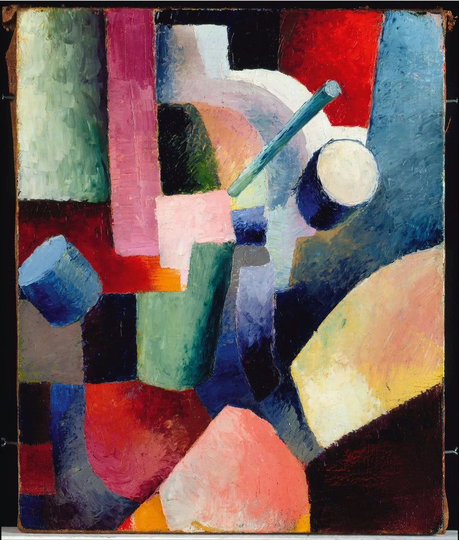 Colorful Composition of Shapes - August Macke