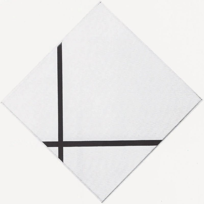 Diamond Composition with Two Lines - Piet Mondrian
