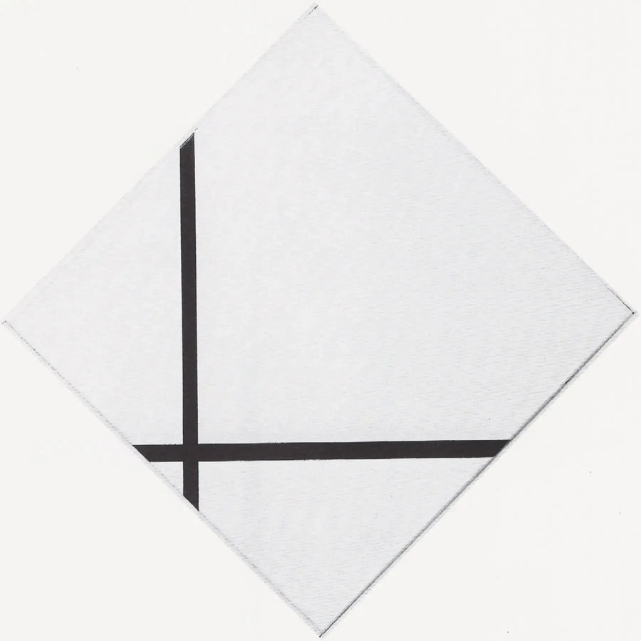 Diamond Composition with Two Lines - Piet Mondrian