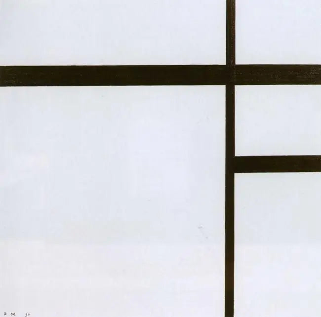 Composition in Black and White II - Piet Mondrian