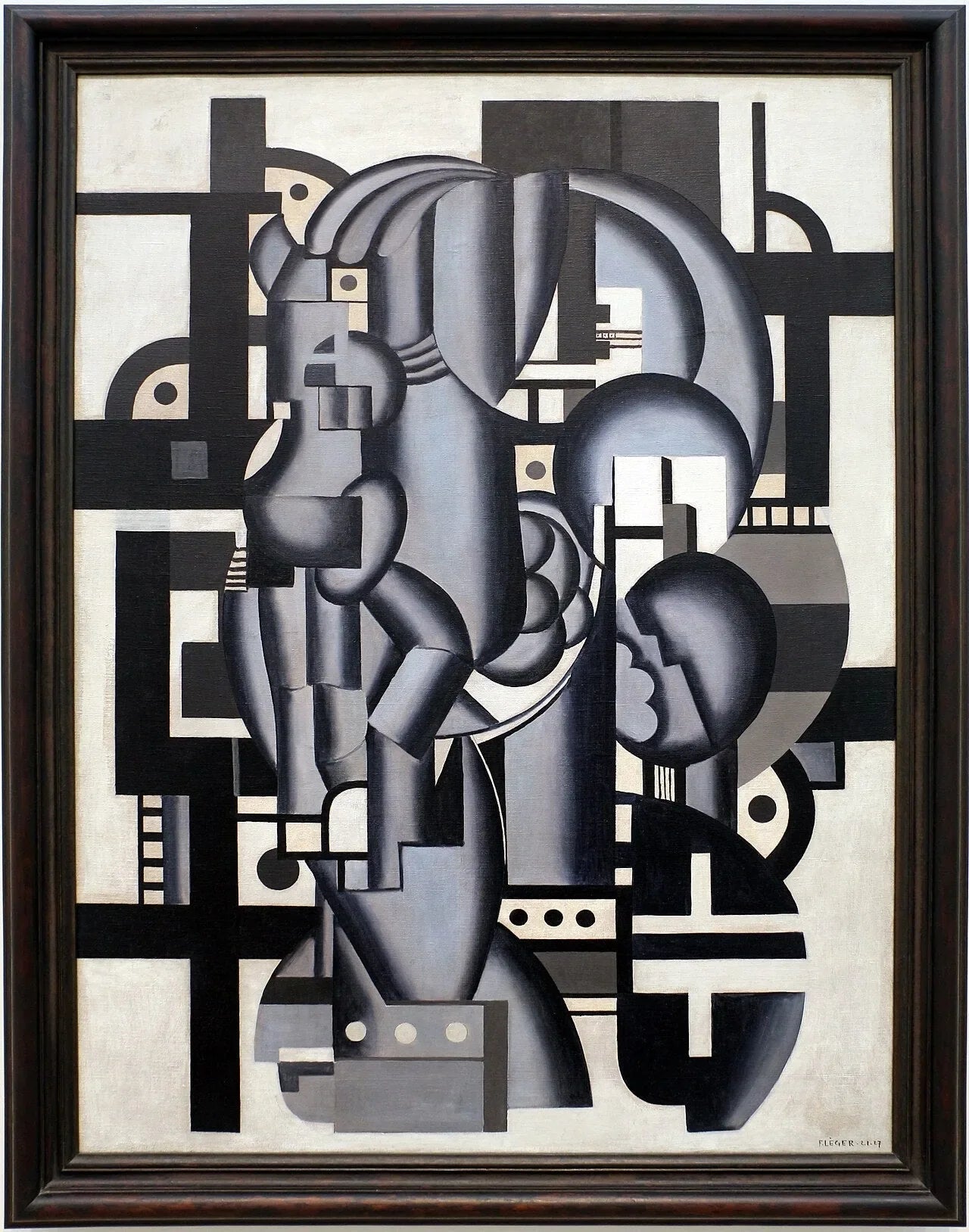 Composition en bleu - Fernand Léger image 1 tableau peint à l’huile sur toile