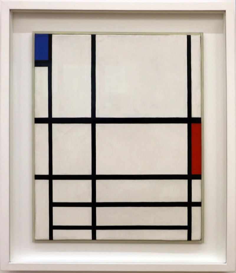 Composition in Red, Blue and White II - Piet Mondrian