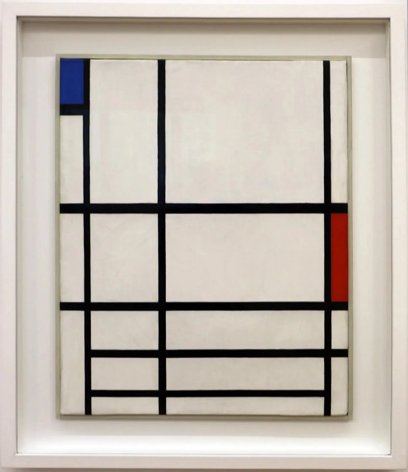 Composition in Red, Blue and White II - Piet Mondrian