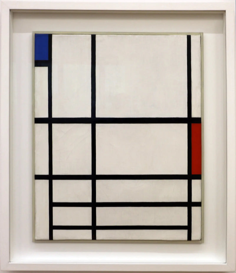 Composition in Red, Blue and White II - Piet Mondrian