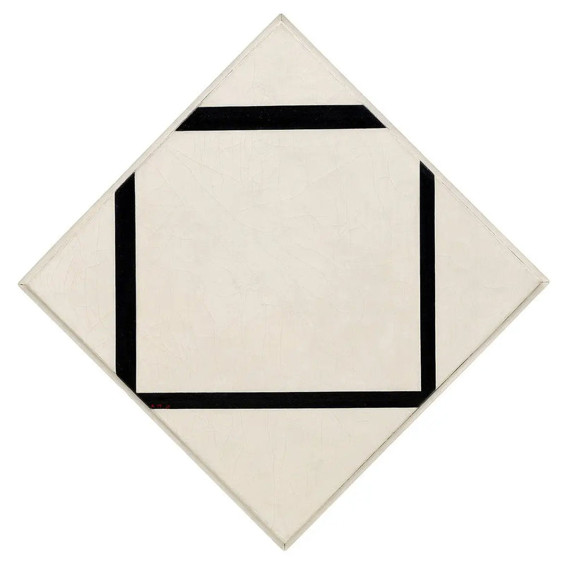 Composition No. 1: Diamond with Four Lines - Piet Mondrian