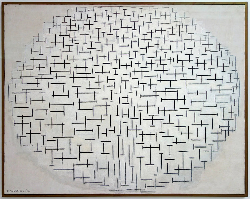 Composition No. 10 (Jetty and Ocean) - Piet Mondrian