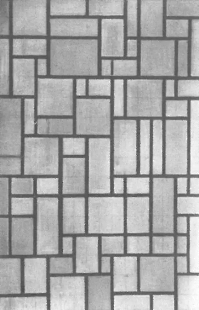 Composition n° 15 - Piet Mondrian image 1 reproduction artisanale de tableau