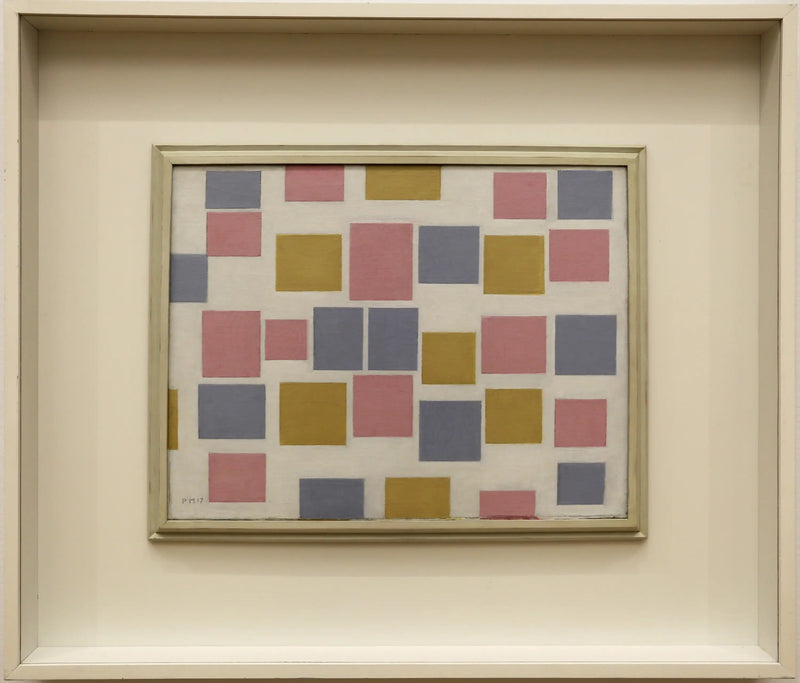 composition no. 3 with color blocks - Piet Mondrian