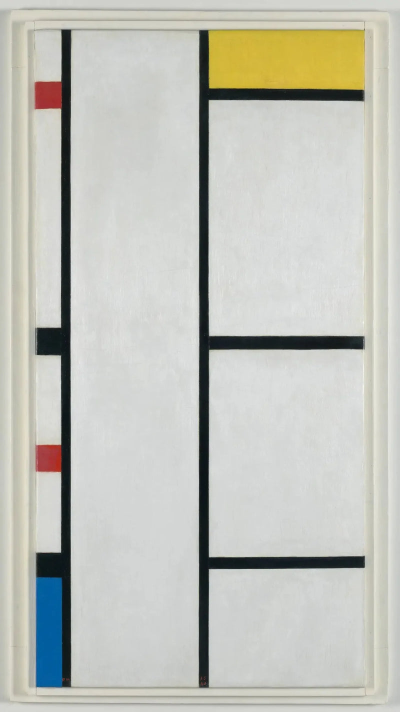 Composition (n° III) white-yellow / Composition with red, yellow, and blue - Piet Mondrian