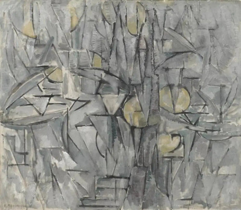 Composition No. X (authentic) - Piet Mondrian