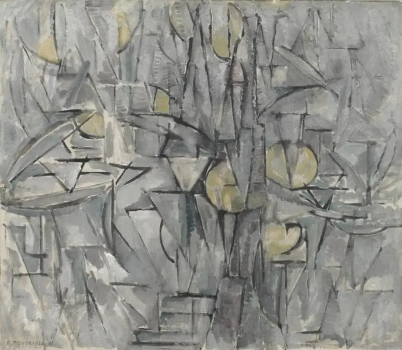 Composition No. X (authentic) - Piet Mondrian