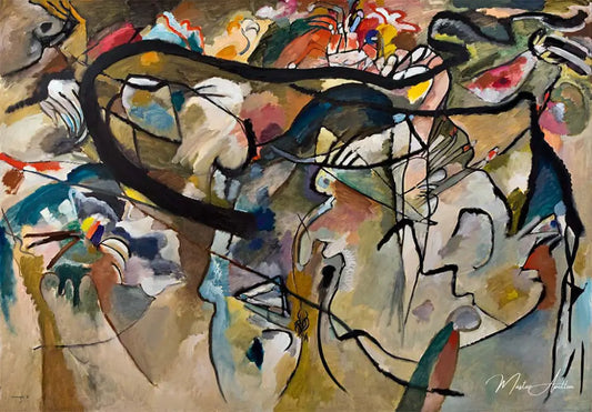 Composition V - Vassily Kandinsky - Reproductions de tableaux et peintures haut de gamme