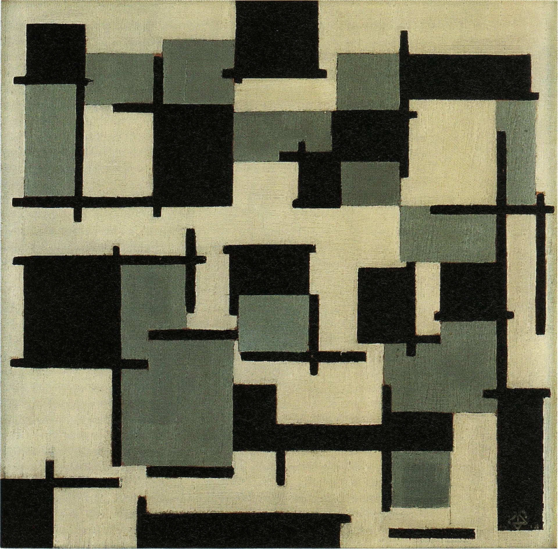 Composition XIII - Theo van Doesburg image 1 reproduction artisanale de tableau