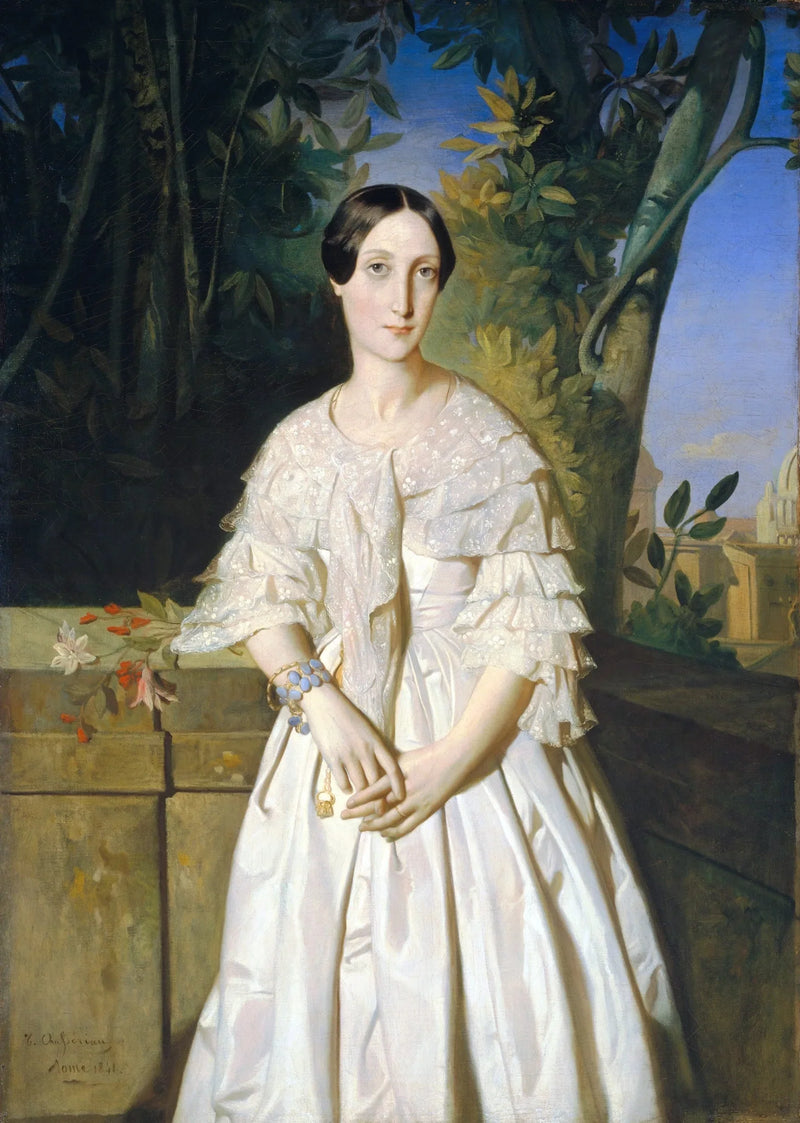 Countess of La Tour-Maubourg (Marie-Louise-Charlotte-Gabrielle Thomas de Pange) - Théodore Chassériau