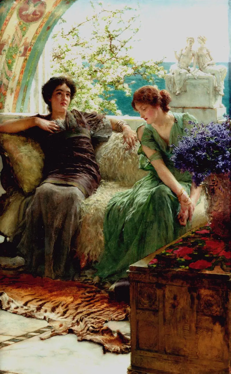 Unwanted confidences - Lawrence Alma-Tadema