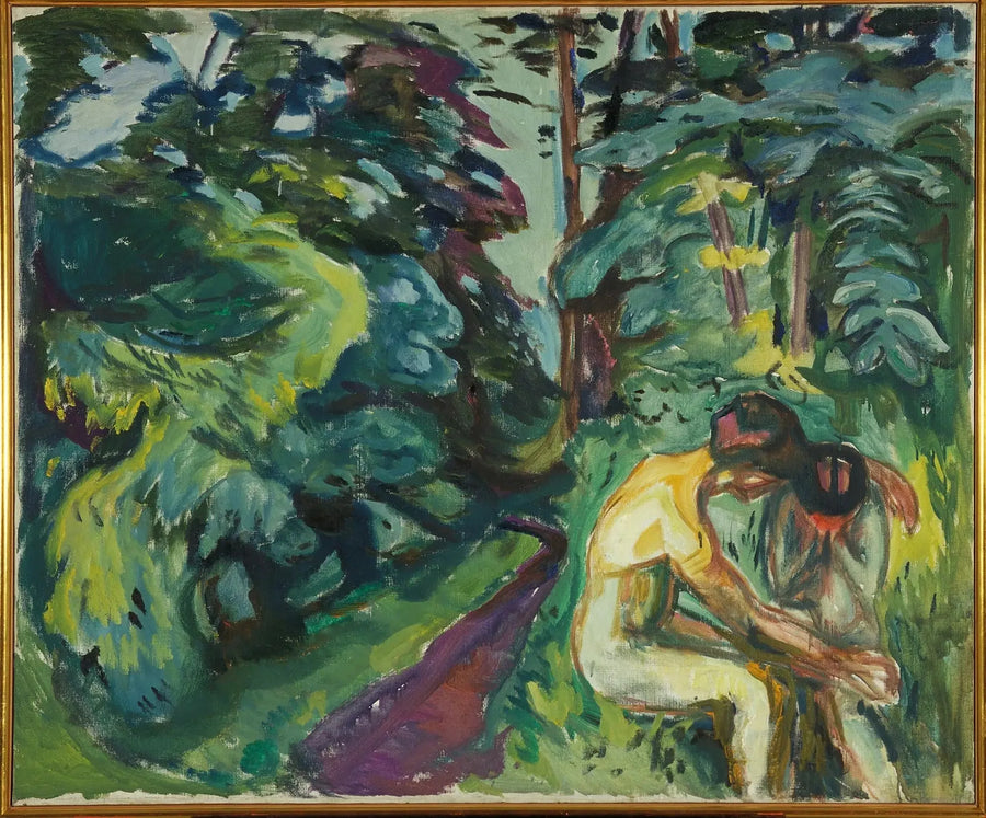 Consolation in the Forest - Edvard Munch
