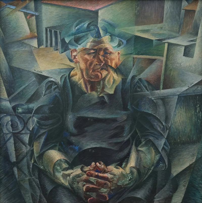 Horizontal Construction - Umberto Boccioni