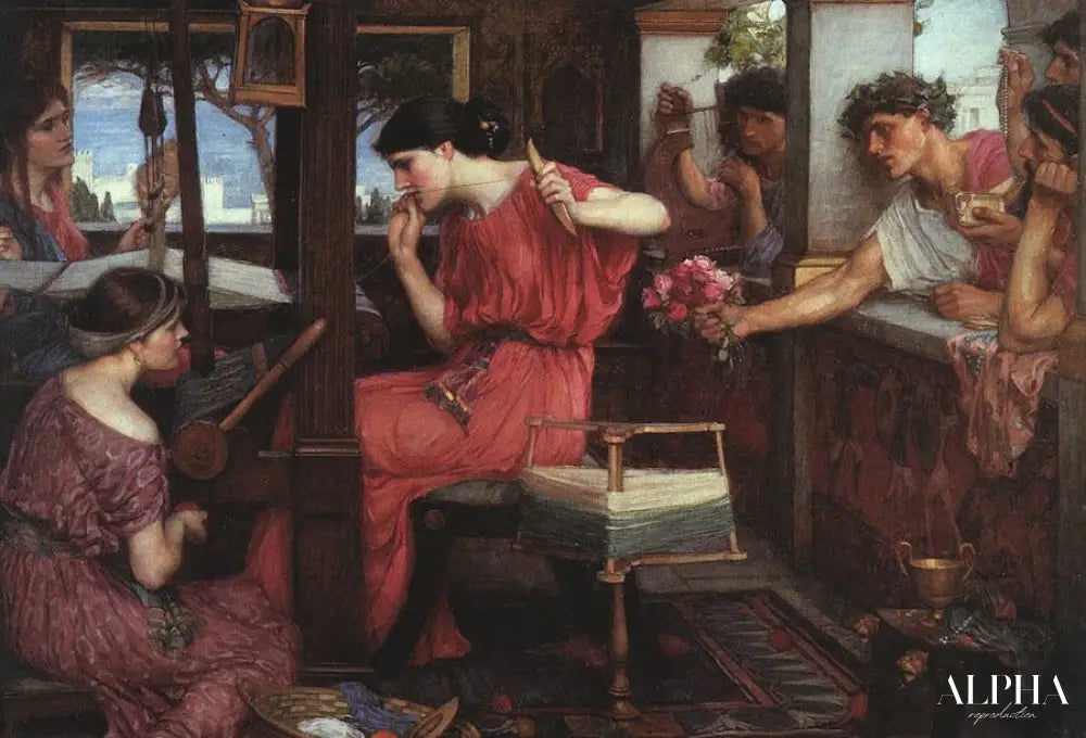 Consulter l’Oracle - John William Waterhouse Reproductions de tableaux à la peinture à l’huile