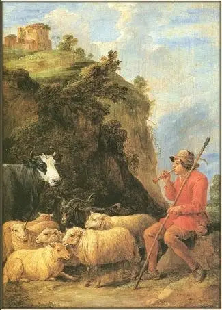 Content The Shepherd - David Teniers the Younger