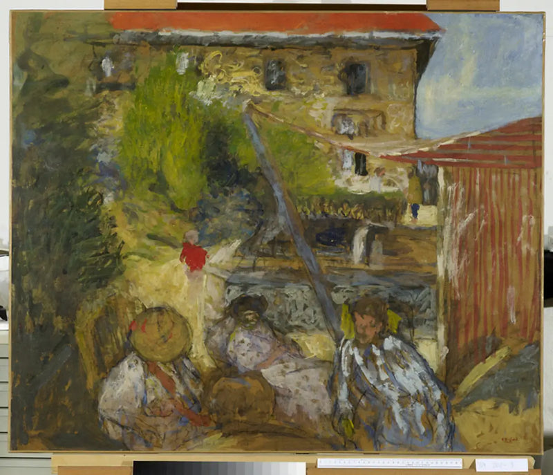 Conversation dans le jardin - Édouard Vuillard