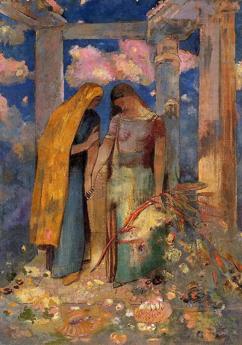 Mystical Conversation - Odilon Redon