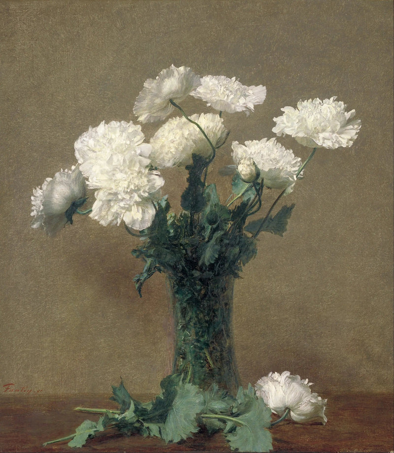 Poppies - Henri Fantin-Latour