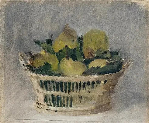 Basket of Pears - Édouard Manet