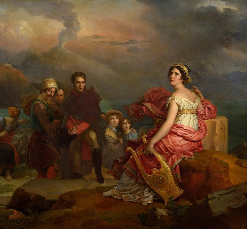 Corinne at Cap Misène - François Gérard