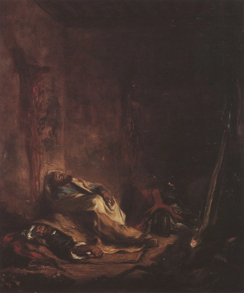 Guardhouse in Meknes - Eugène Delacroix