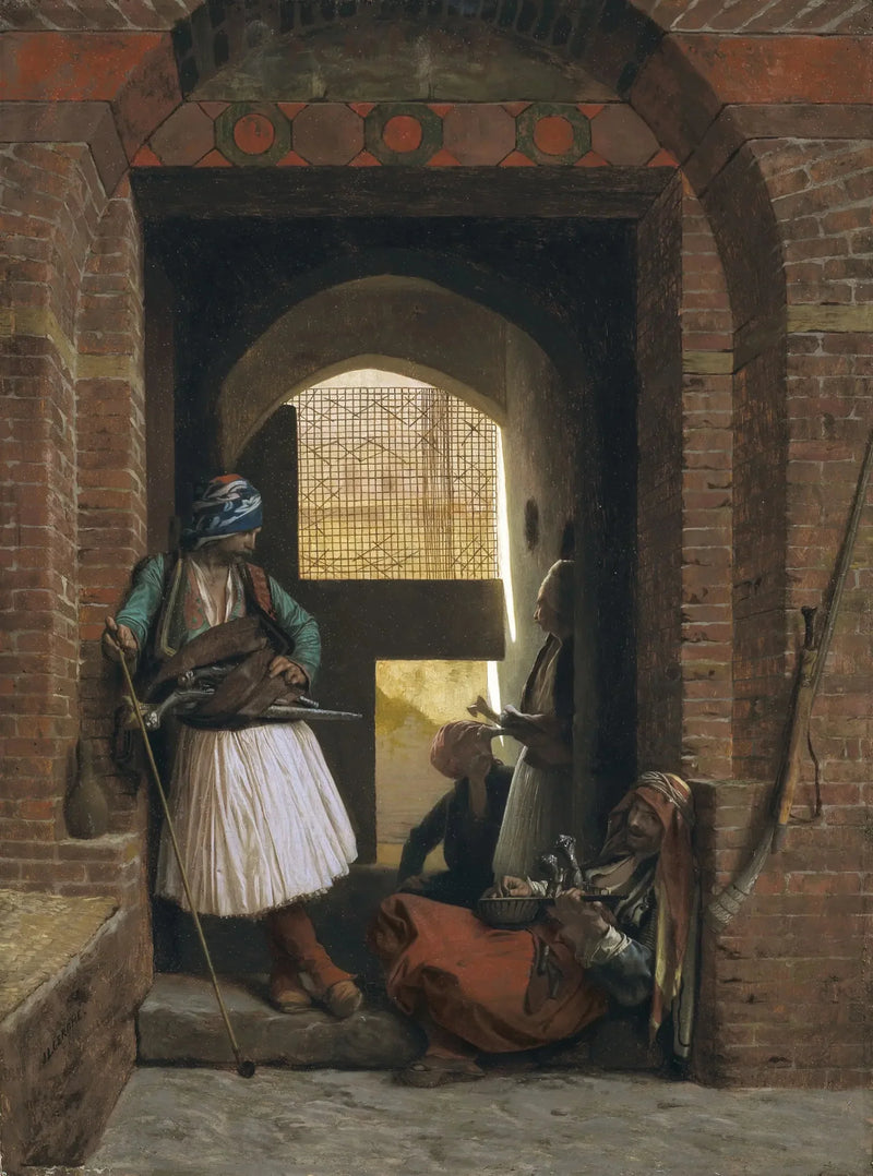 Guardhouse of con artists in Cairo - Jean-Léon Gérôme