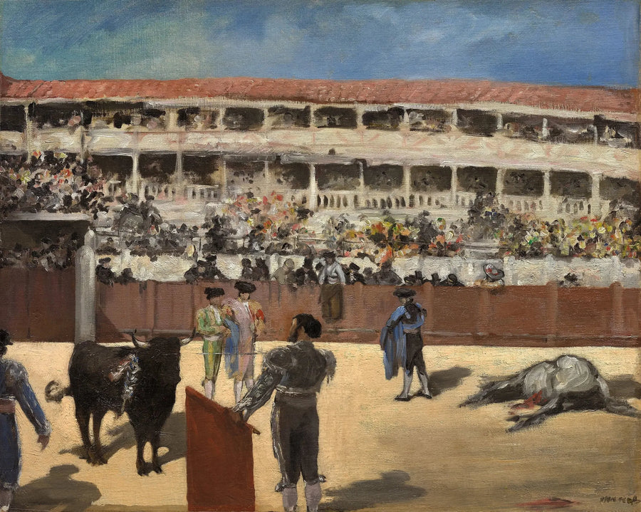 Bullfight: the death of the bull - Édouard Manet