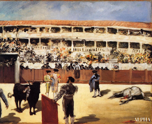 Corrida : la mort du taureau - Edouard Manet - Reproductions de tableaux et peintures haut de gamme