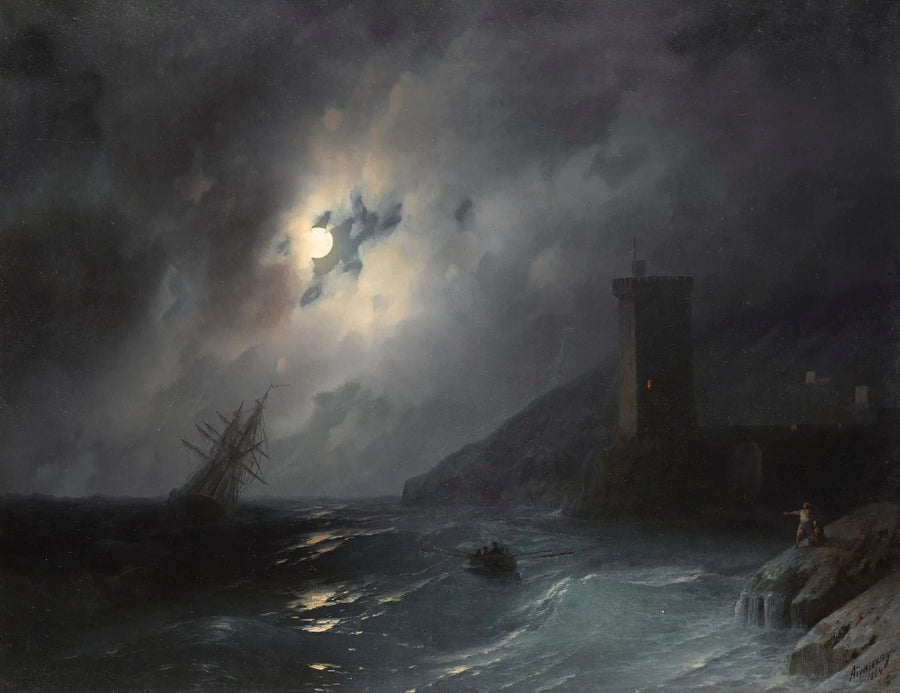 Moonlit Coast - Ivan Aïvazovski
