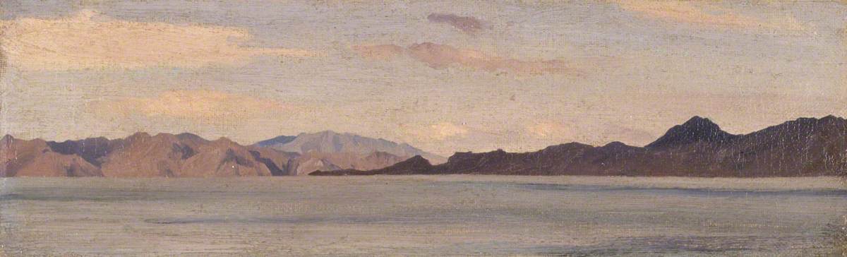 Asia Minor Coastline View from Rhodes - Frederic Leighton