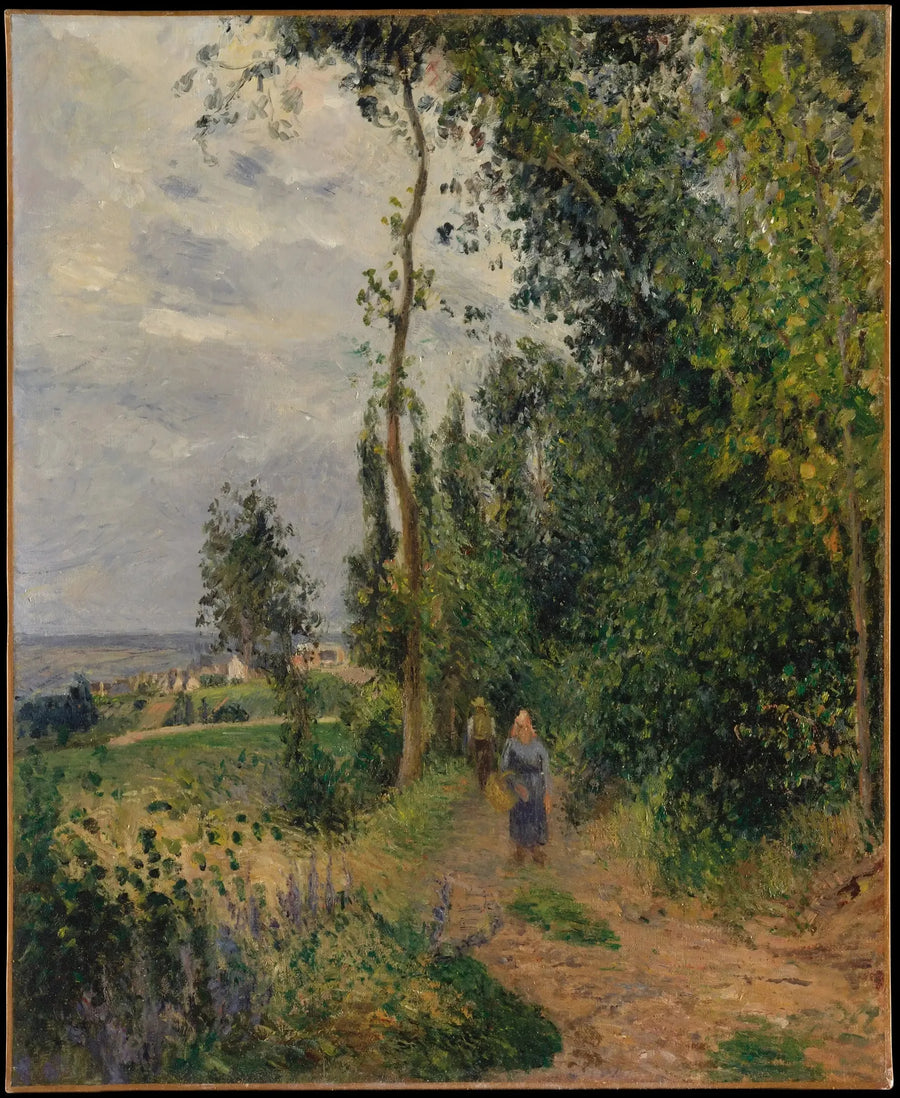Groouettes Coast, near Pontoise - Camille Pissarro