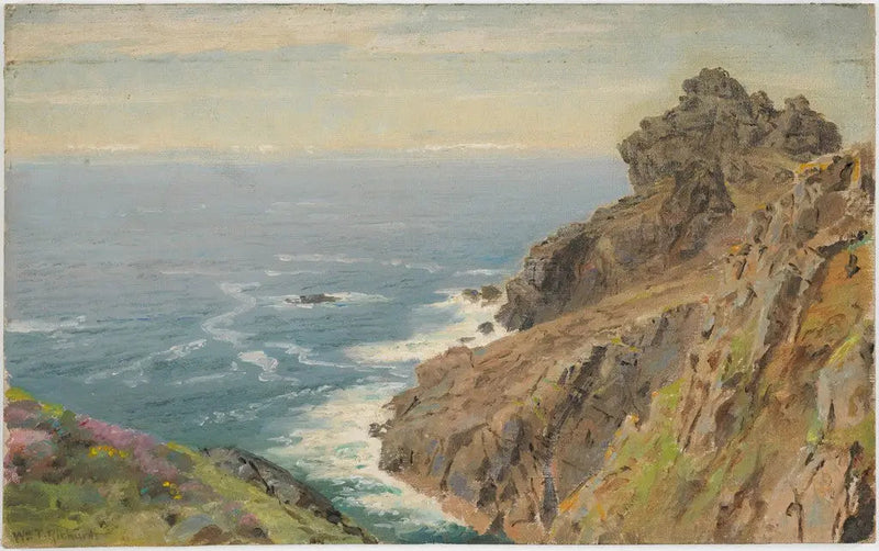Coast near Boscastle, Cornwall - William Trost Richards