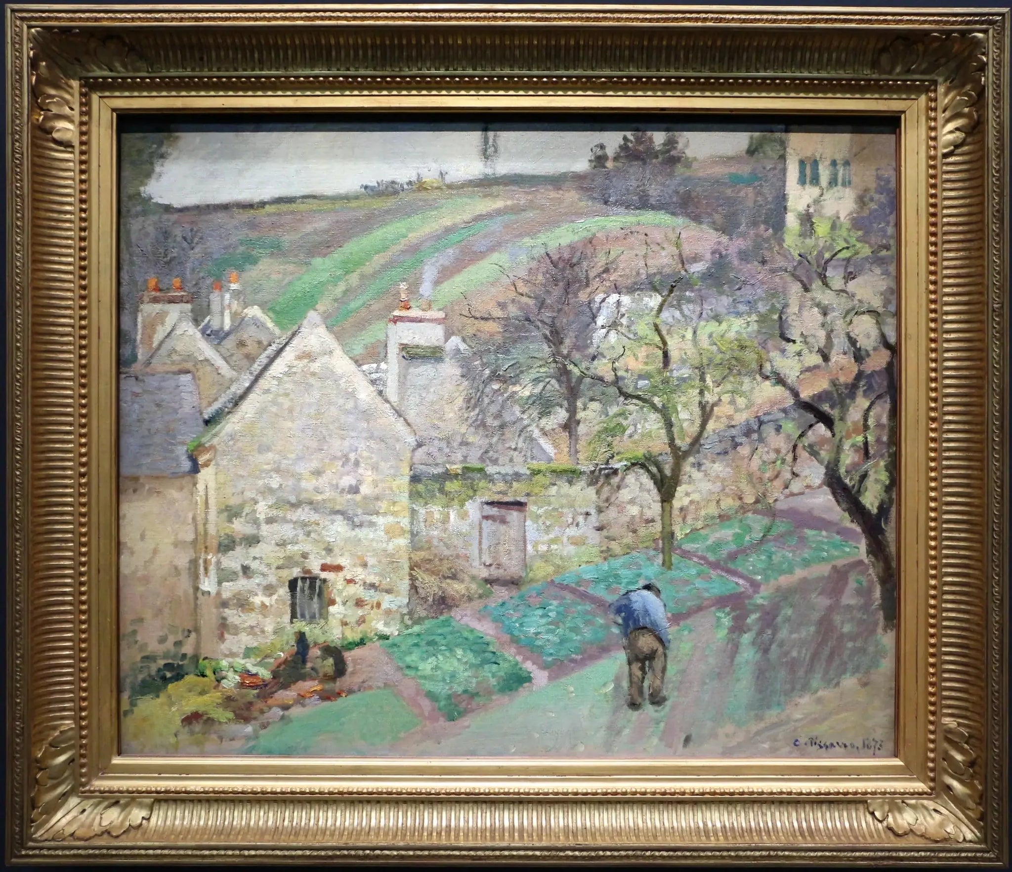 Coteau de l'Hermitage, Pontoise - Camille Pissarro image 1 reproduction réalisée par Alpha Reproduction
