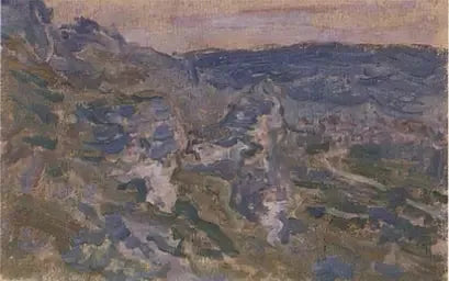 Les Coteaux near Vétheuil W669 - Claude Monet