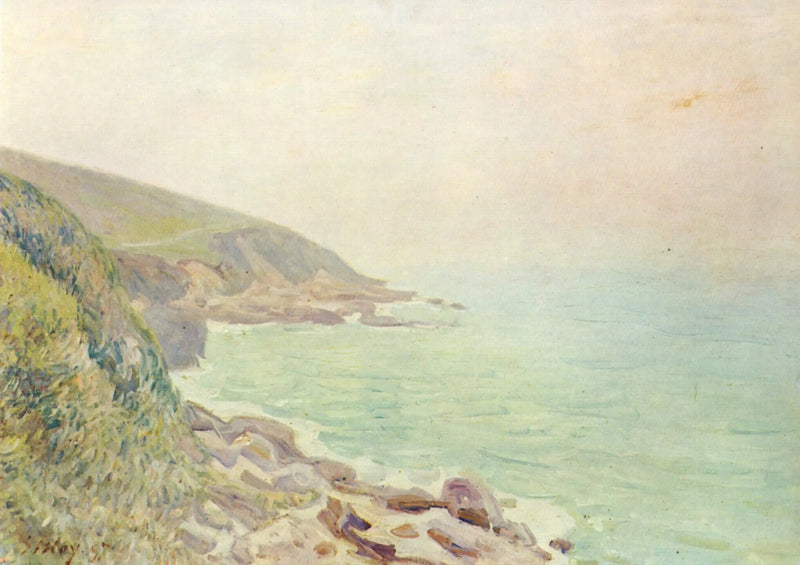 Welsh Coast in the Mist - Alfred Sisley