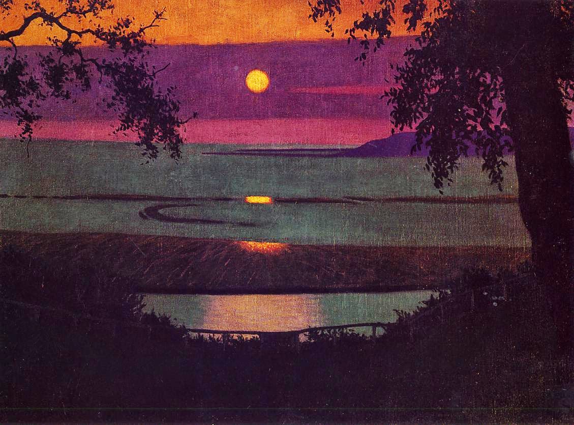 Sunset in Grasse - Félix Vallotton