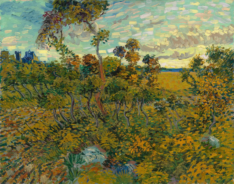 Sunset at Montmajour - Vincent van Gogh