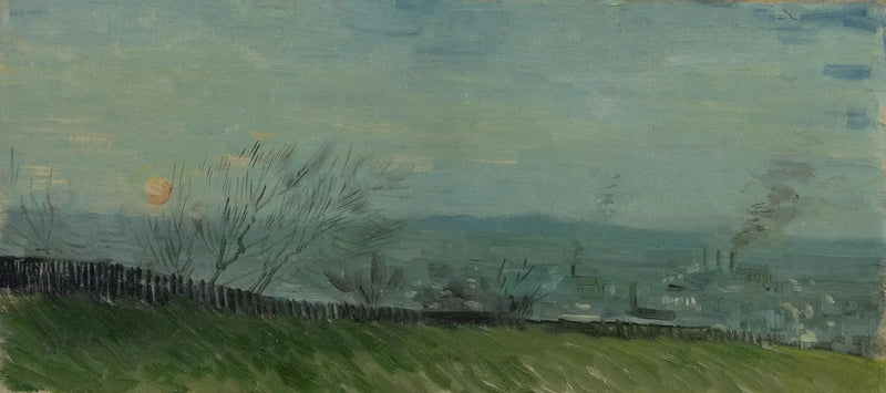 Sunset at Montmartre - Vincent van Gogh